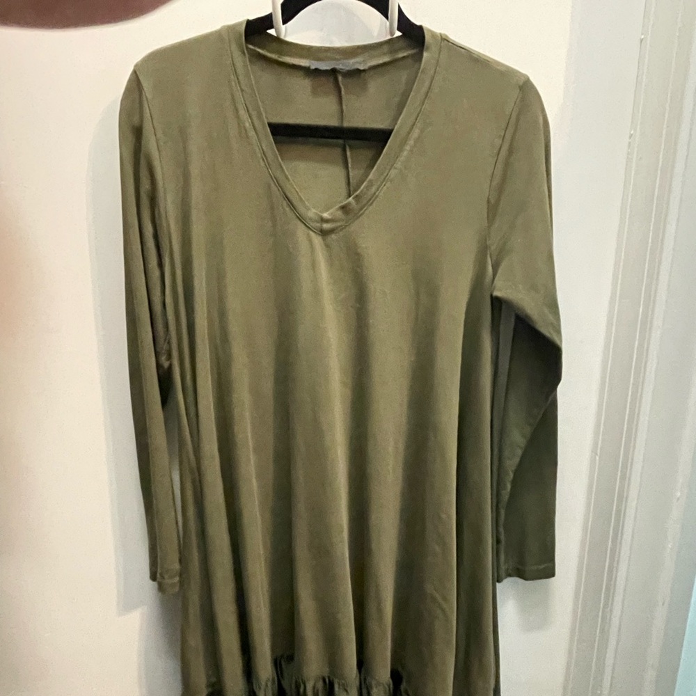 Beautiful Olive Green Dress